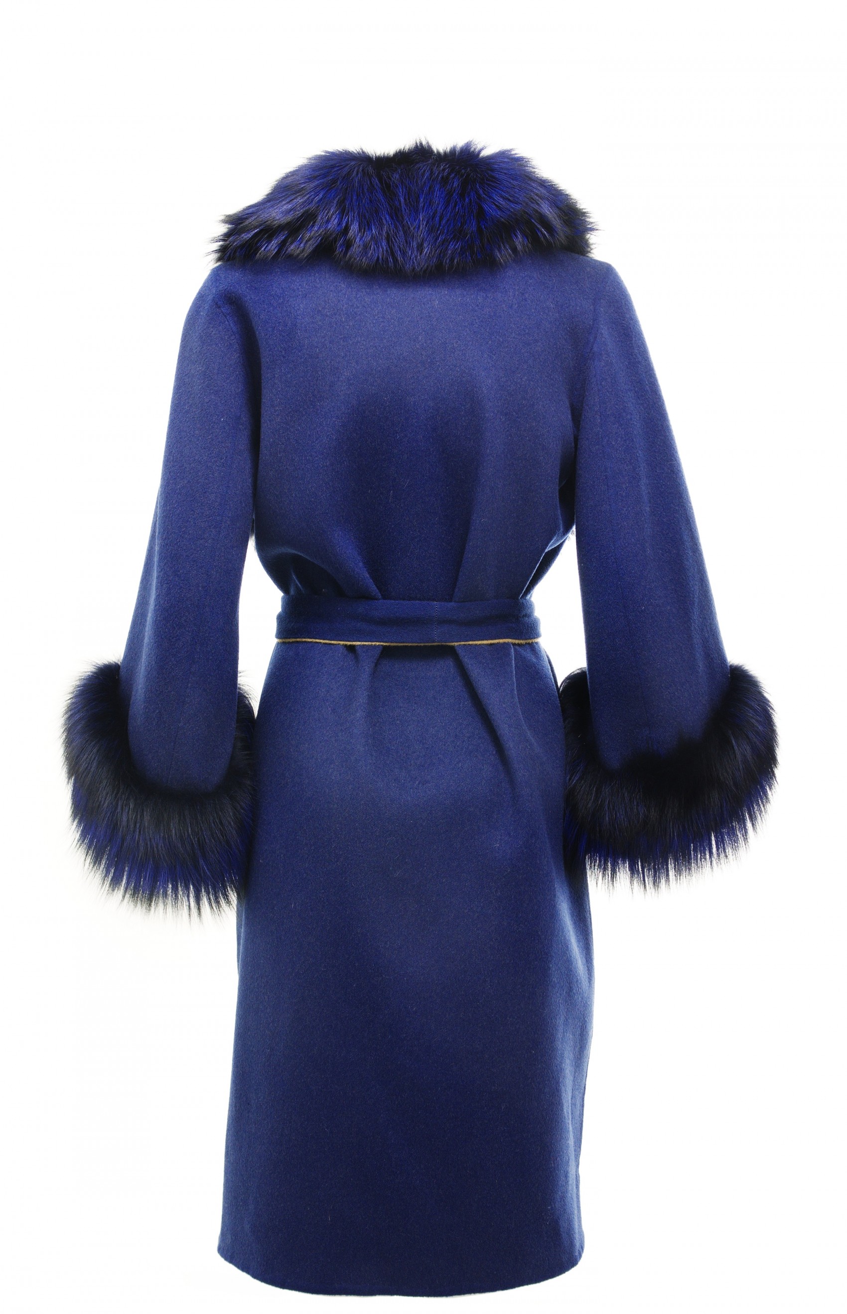 manteau bleu saphir
